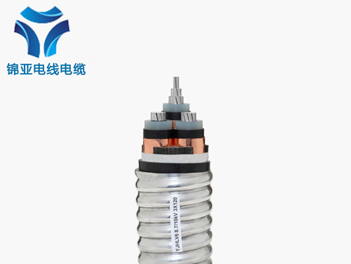 铝合金导体交联聚乙烯绝缘铝合金带连锁裸铠装电力电缆